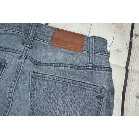 MADEWELL Women's 9" High Riser Skinny Skinny Jeans SIZE 24‎ Gray - Picture 4 of 8